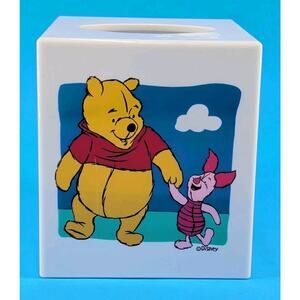 Classic Pooh Disney Winnie The Pooh Piglet Plastic Tissue Box Cover Nursery